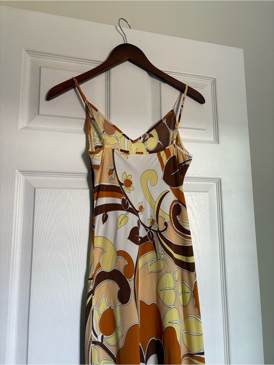 Wilfred Dresses & Skirts - Wilfred Midi Slip Dress in Brown, Tan, Cream, Yellow